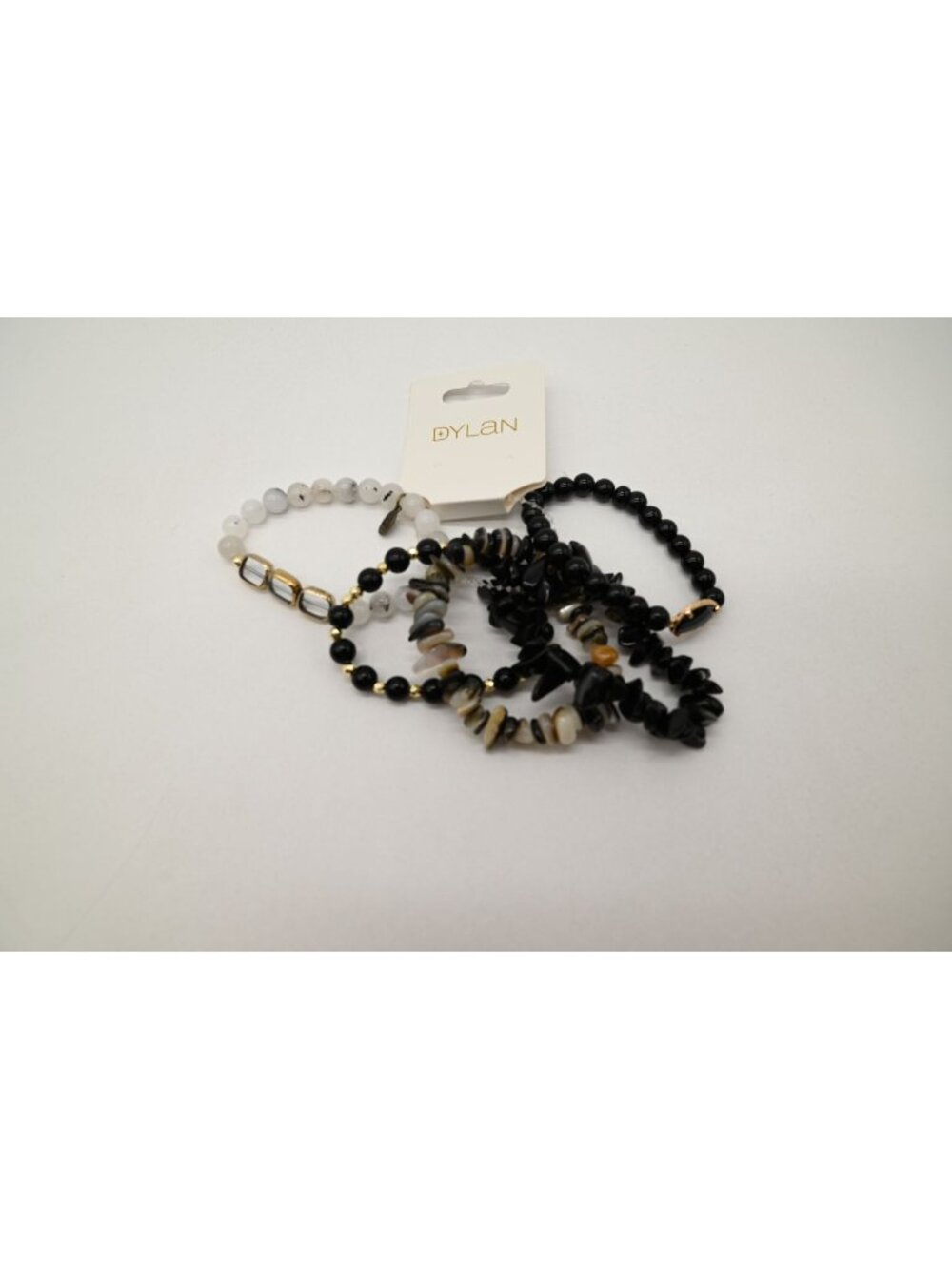 NWT Dylan Jewelry Bracelet Set Firenza Caviar Beaded Stretch Layered Boho 71050